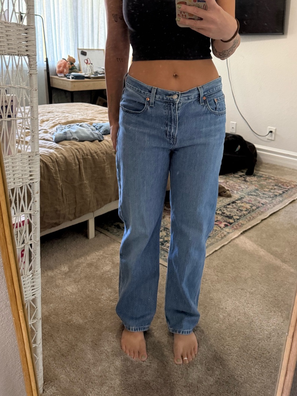 Levi's Low Pro Straight Leg Jeans
